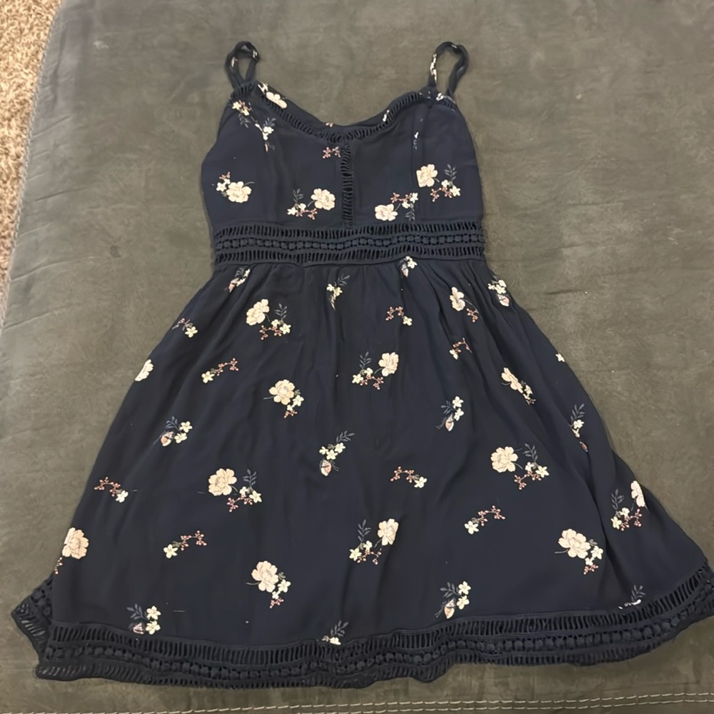 Abercrombie & Fitch Navy Floral Dress